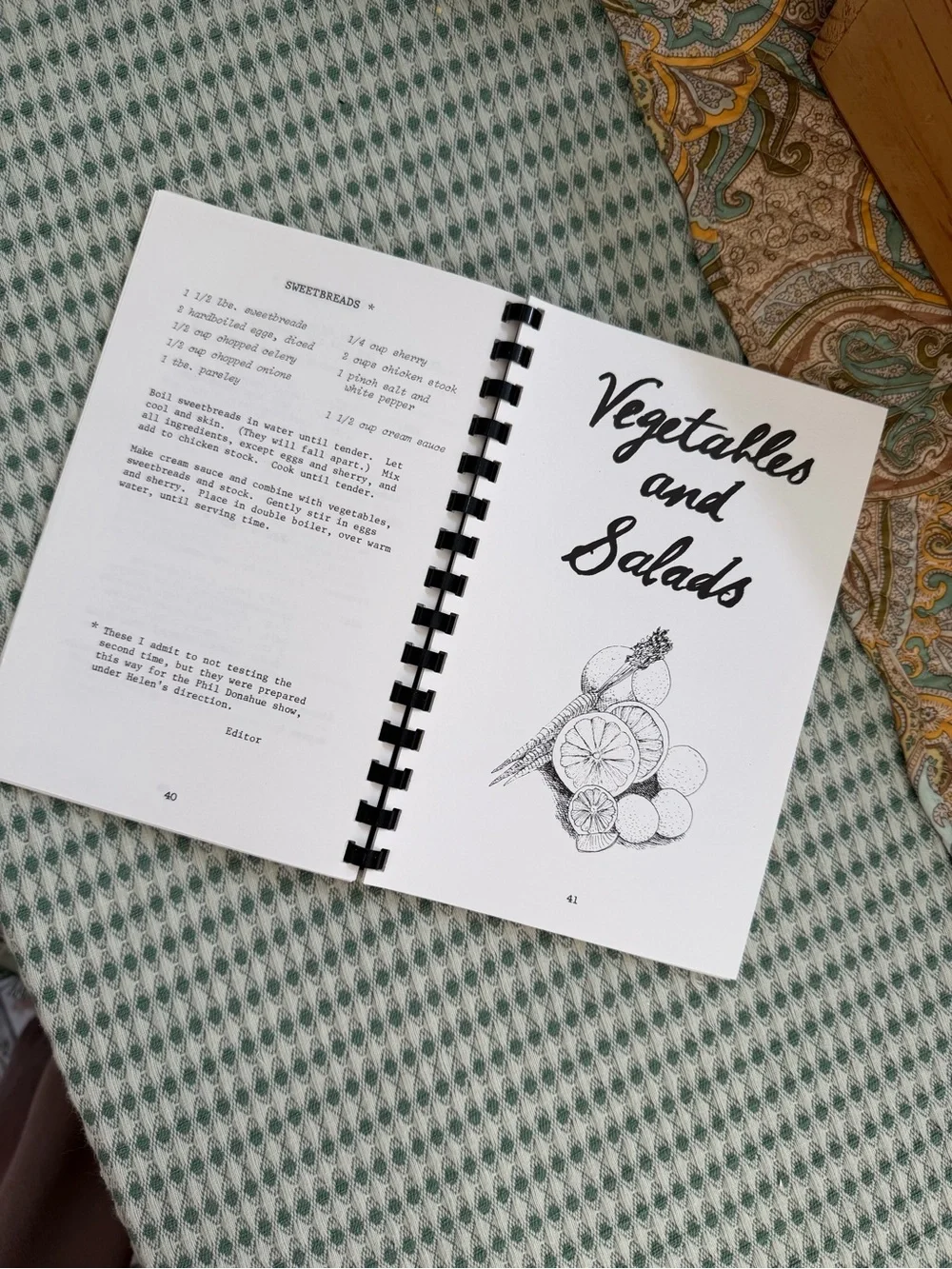 NEW Vintage Rare Cookbook I Just Quit Stirrin' When The Tastin's Good Cookbook